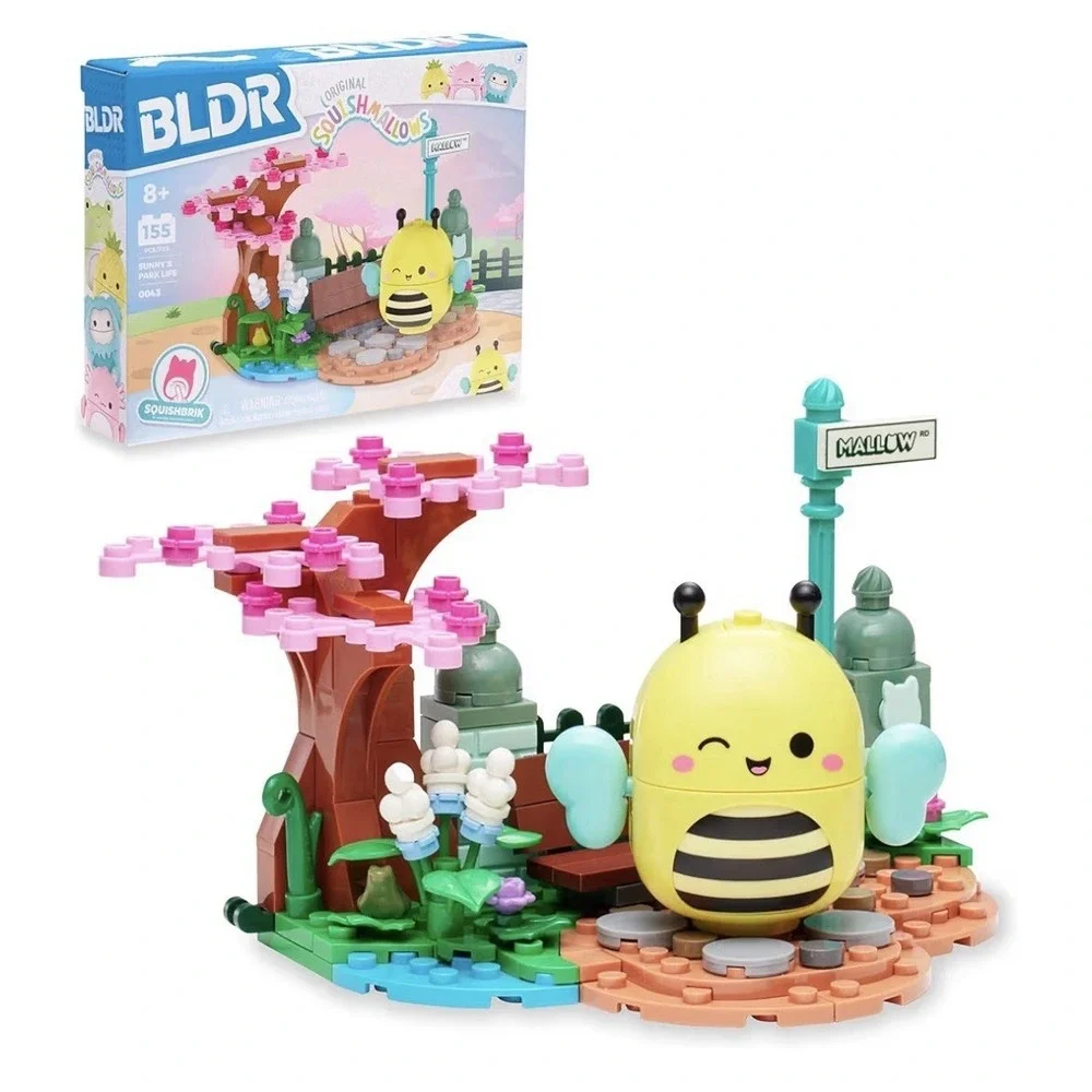 Squishmallows Sunny's Park Life Building Set - Sunny The Bee - 155 PC 0043‎